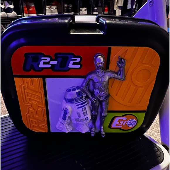 🔥🔥Vintage Thermos Star Wars Lunchbox R2-D2 and C-3PO Lucas films🔥🔥 - Picture 1 of 5